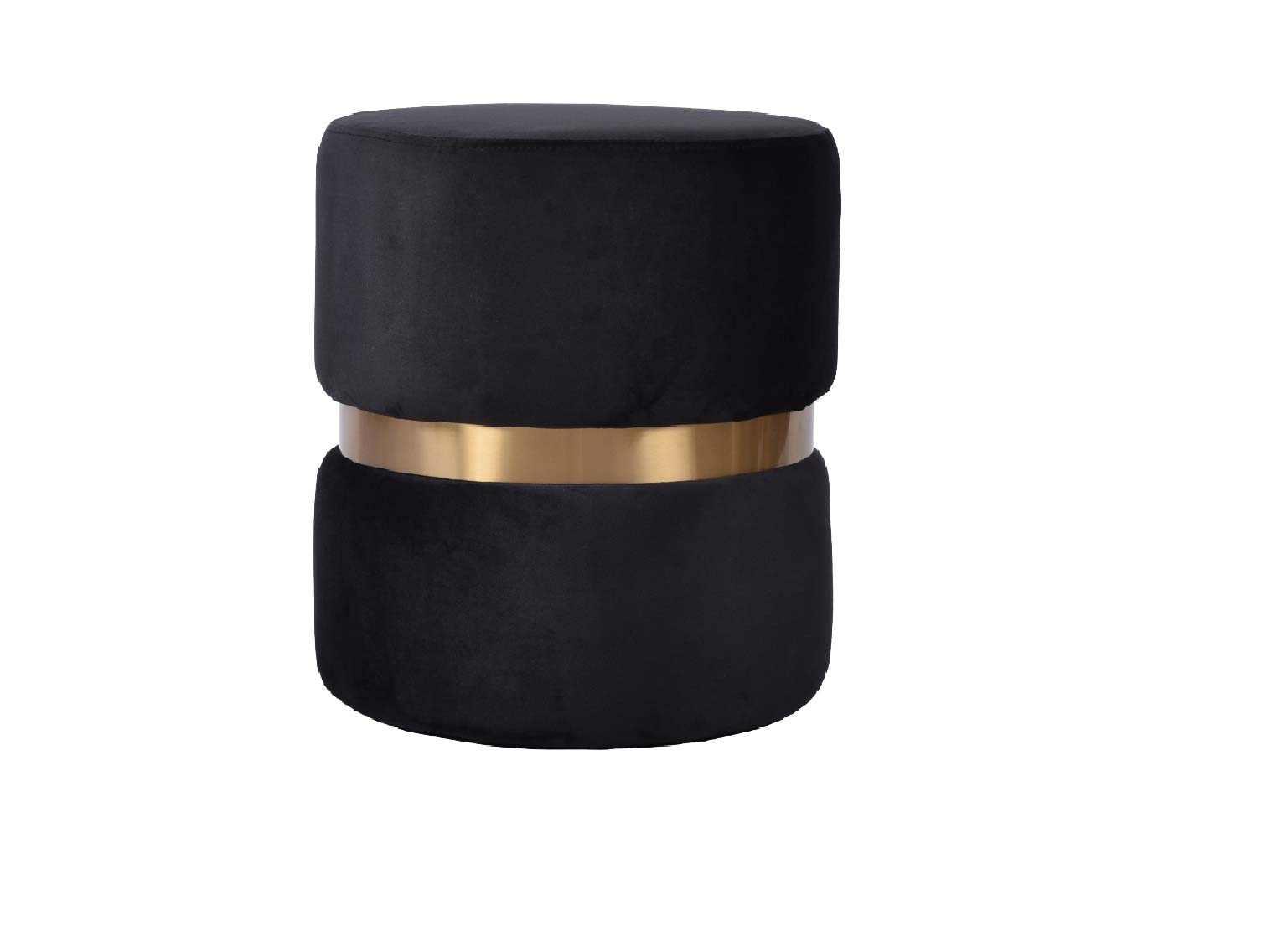 Velvet Ottoman Stool