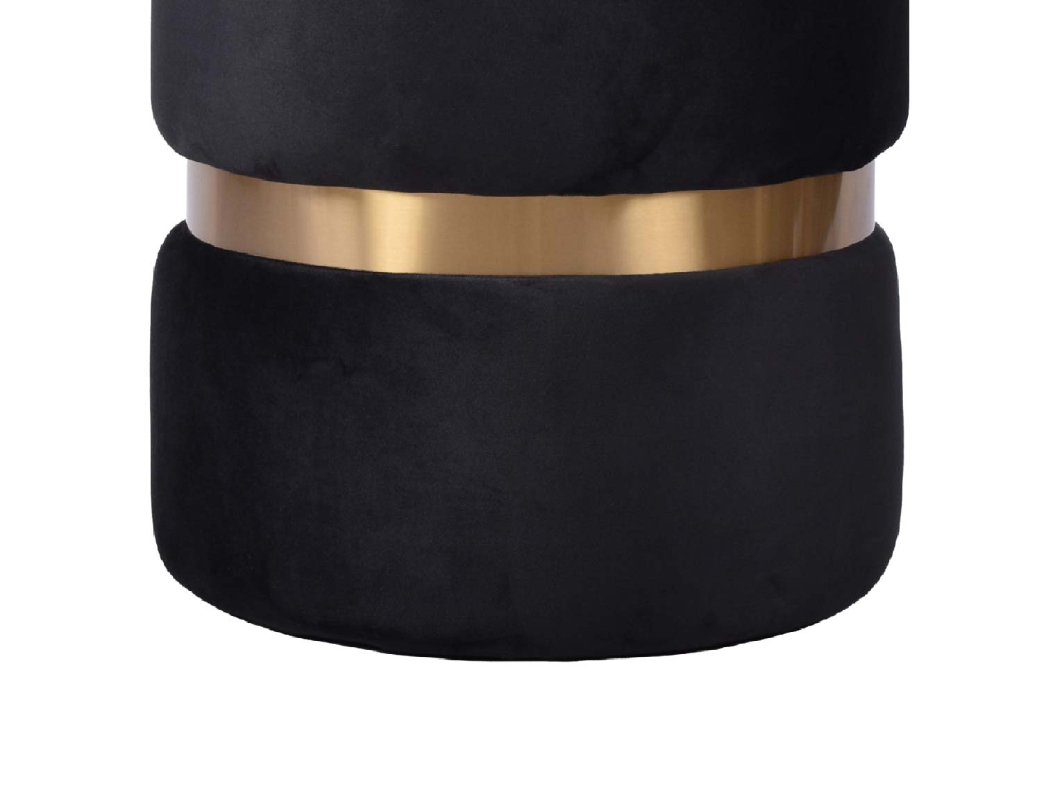 Velvet Ottoman Stool