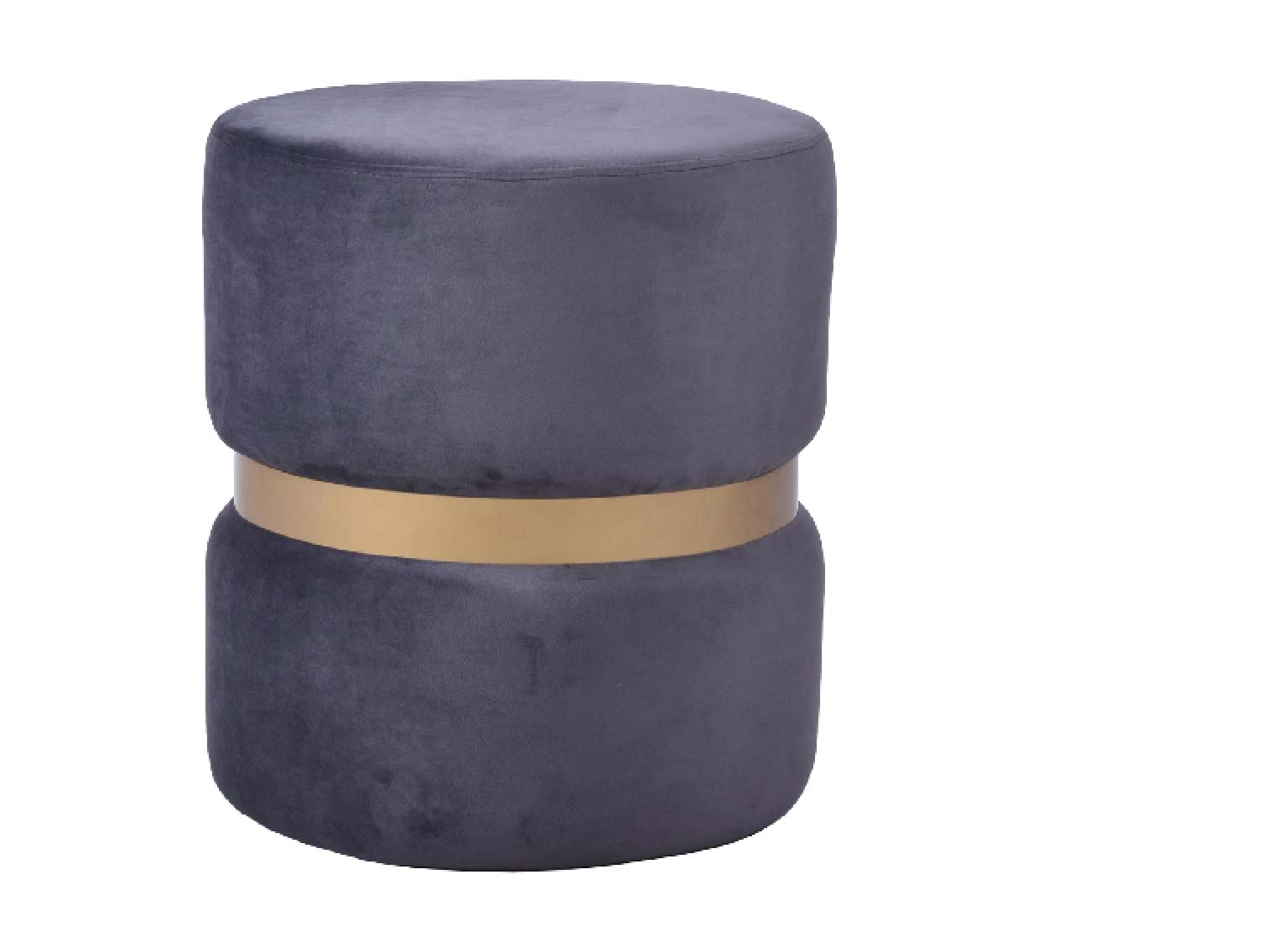 Velvet Ottoman Stool