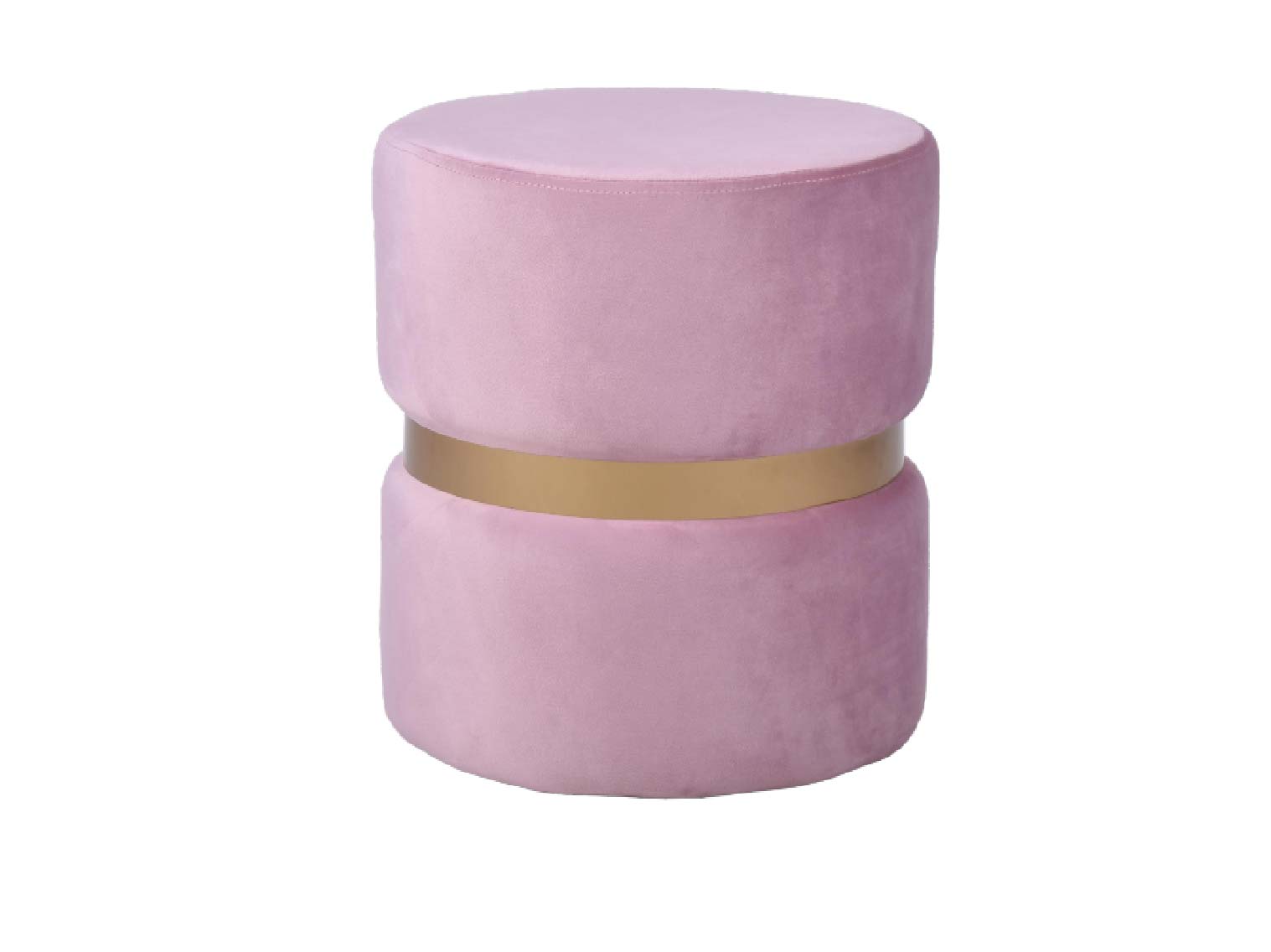 Velvet Ottoman Stool