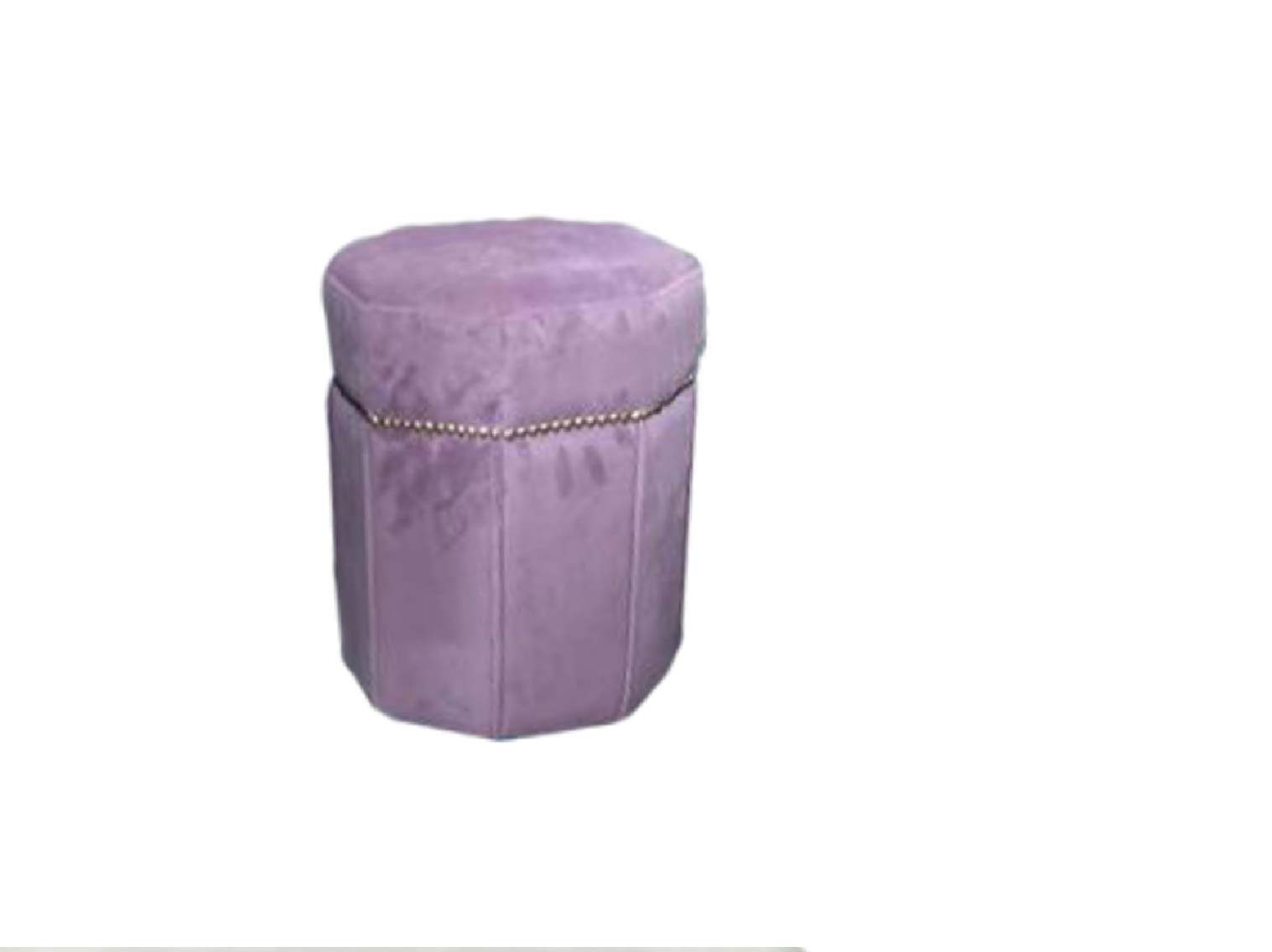 HEXAGONAL VELVET OTTOMAN 905