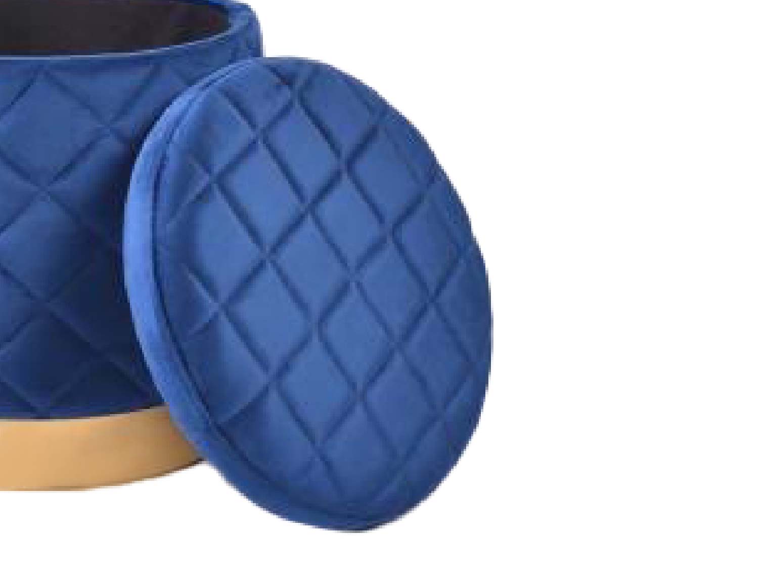 Round Storage Ottoman